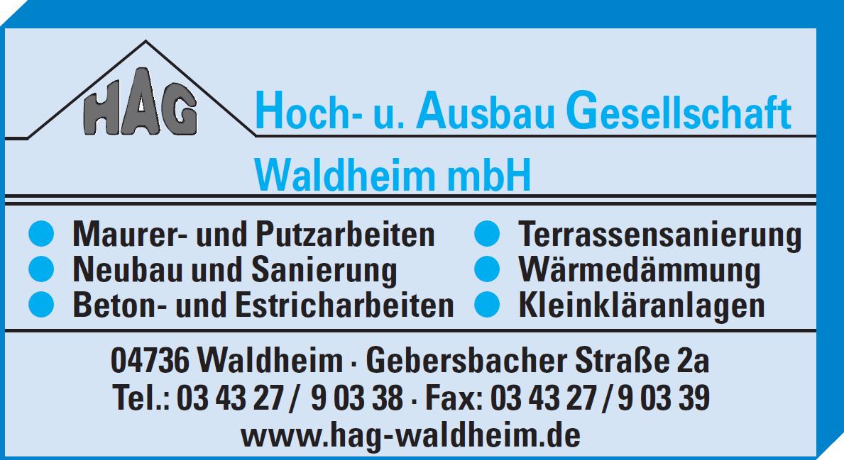 Logo Hoch- und Ausbau Gesellschaft Waldheim mbH
